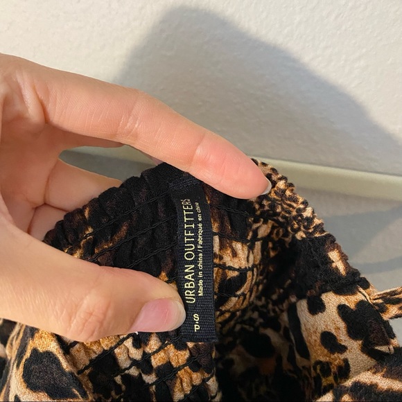 Urban Outfitters Cheetah Print Wrap Dress - Picture 2 of 4